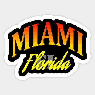 City Pride: Miami, Florida Sticker